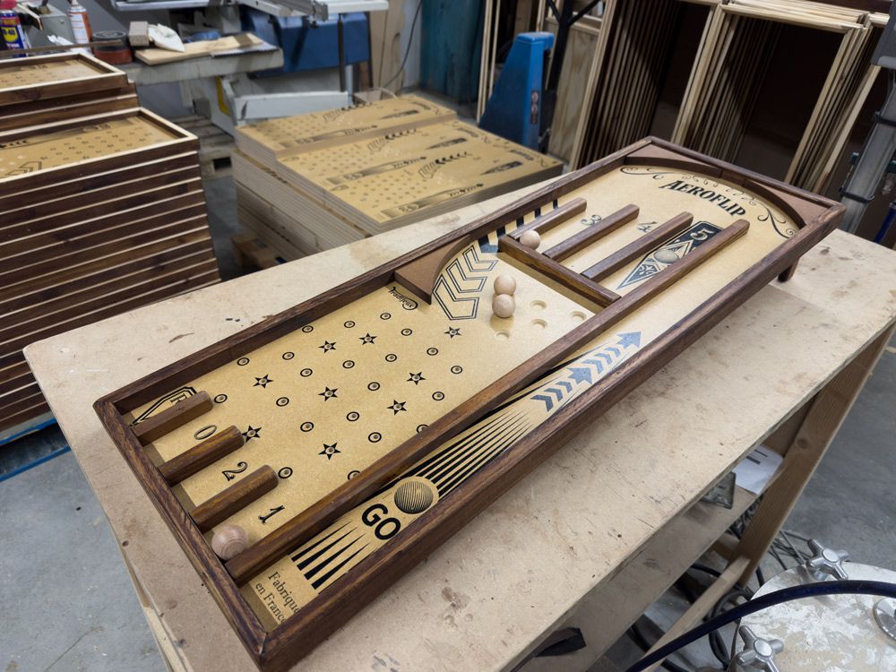 Flipper en bois Collector 