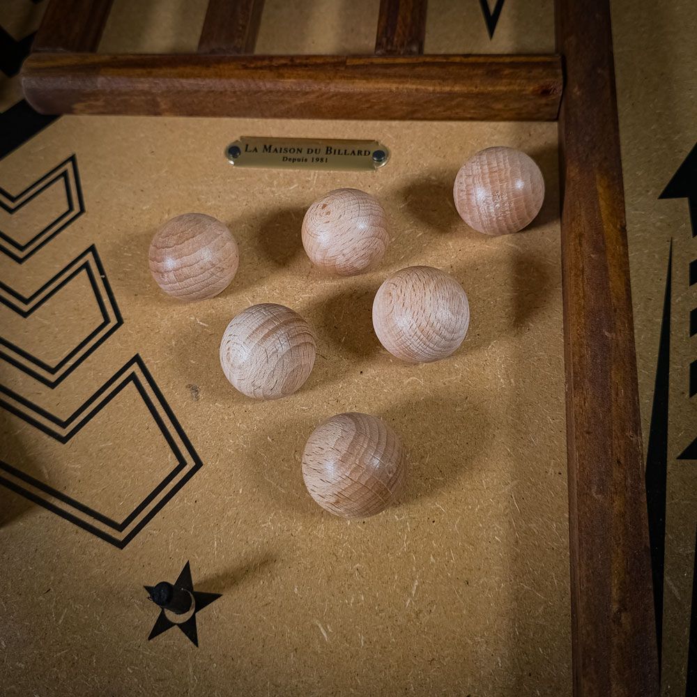 Bille en bois pour jeux traditionelle 