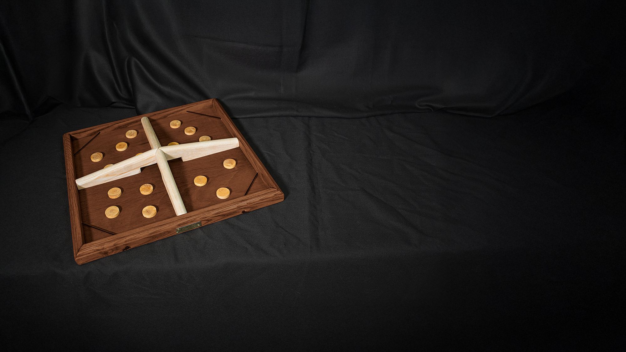 Planche à rebond 4 joueurs de comptoir en bois massif