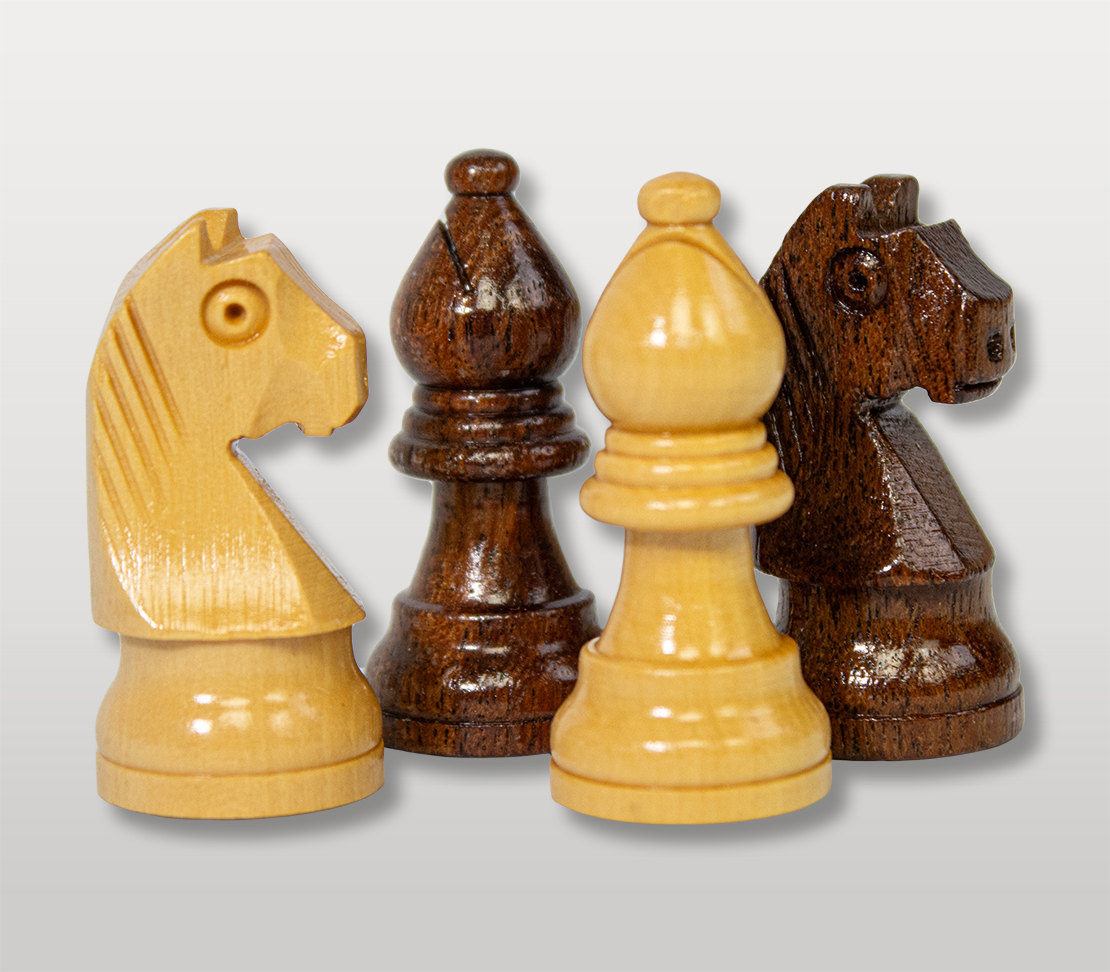 Pièces d’échecs en bois