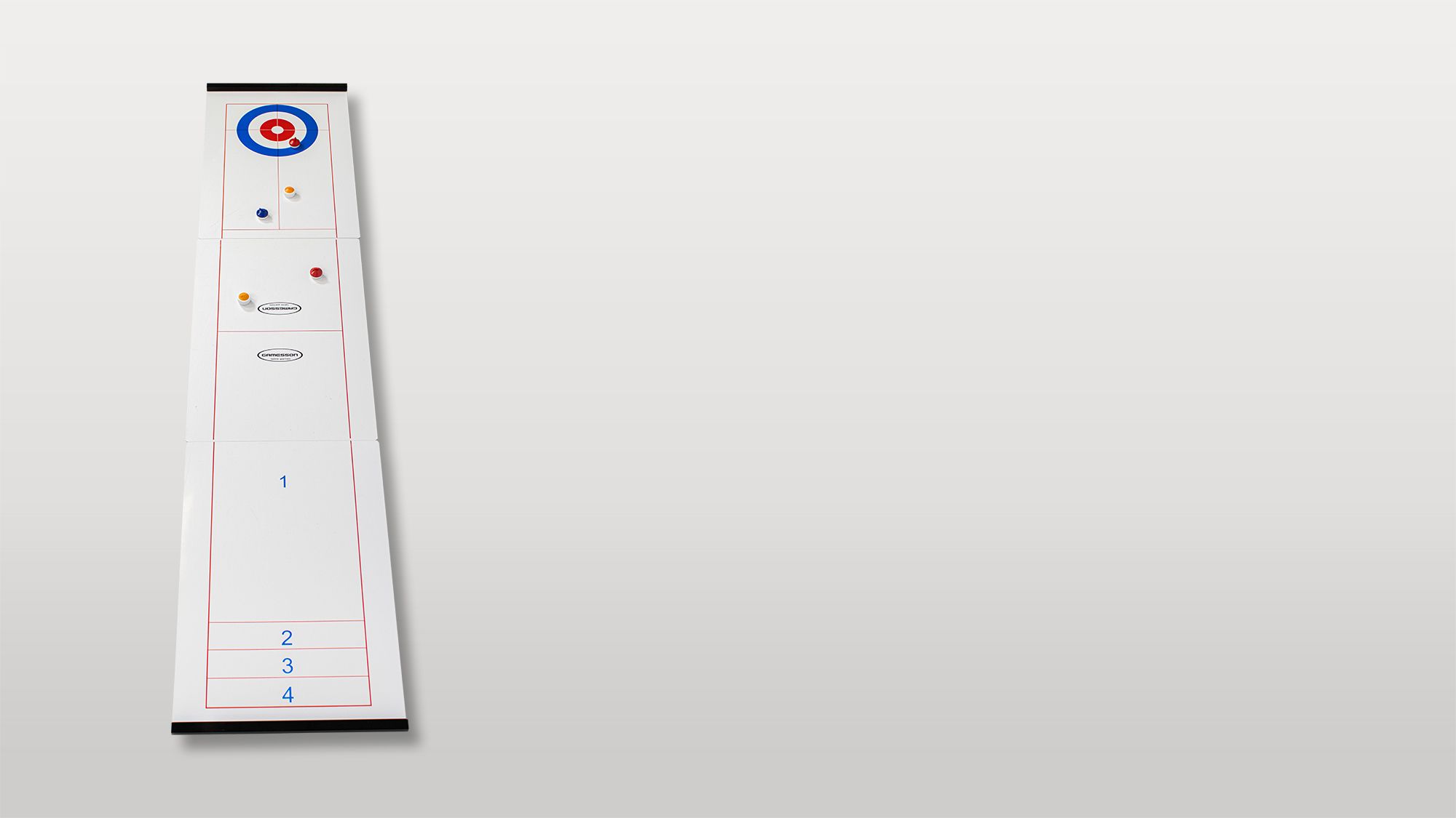 détail plateau shuffle curling