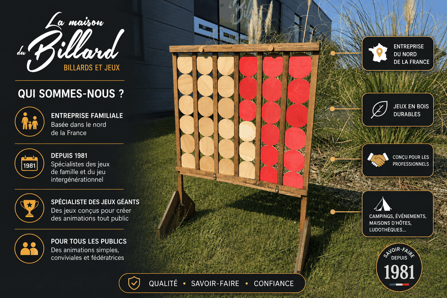 puissance 4 professionnel