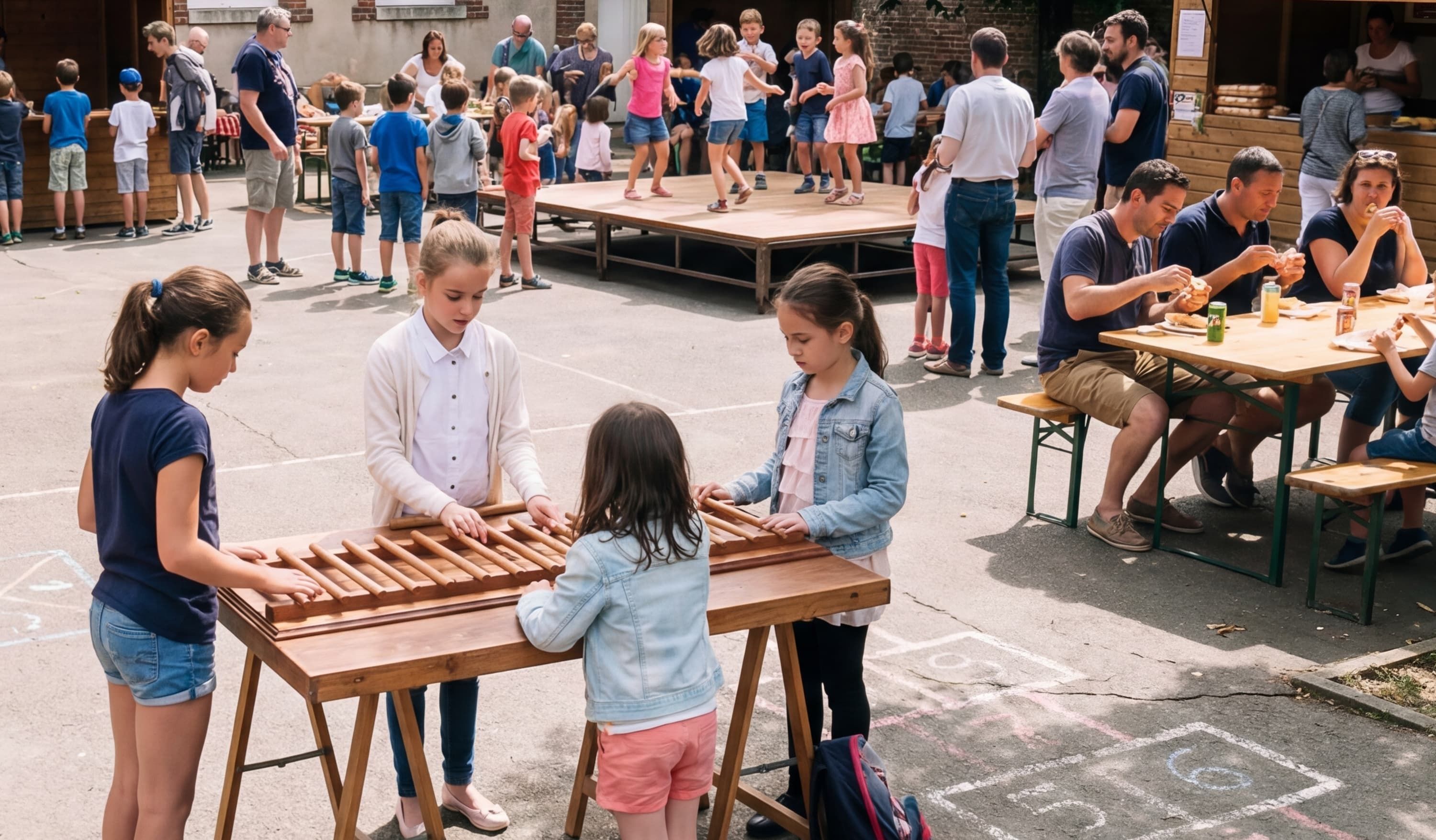 Animation jeux traditionnel en bois