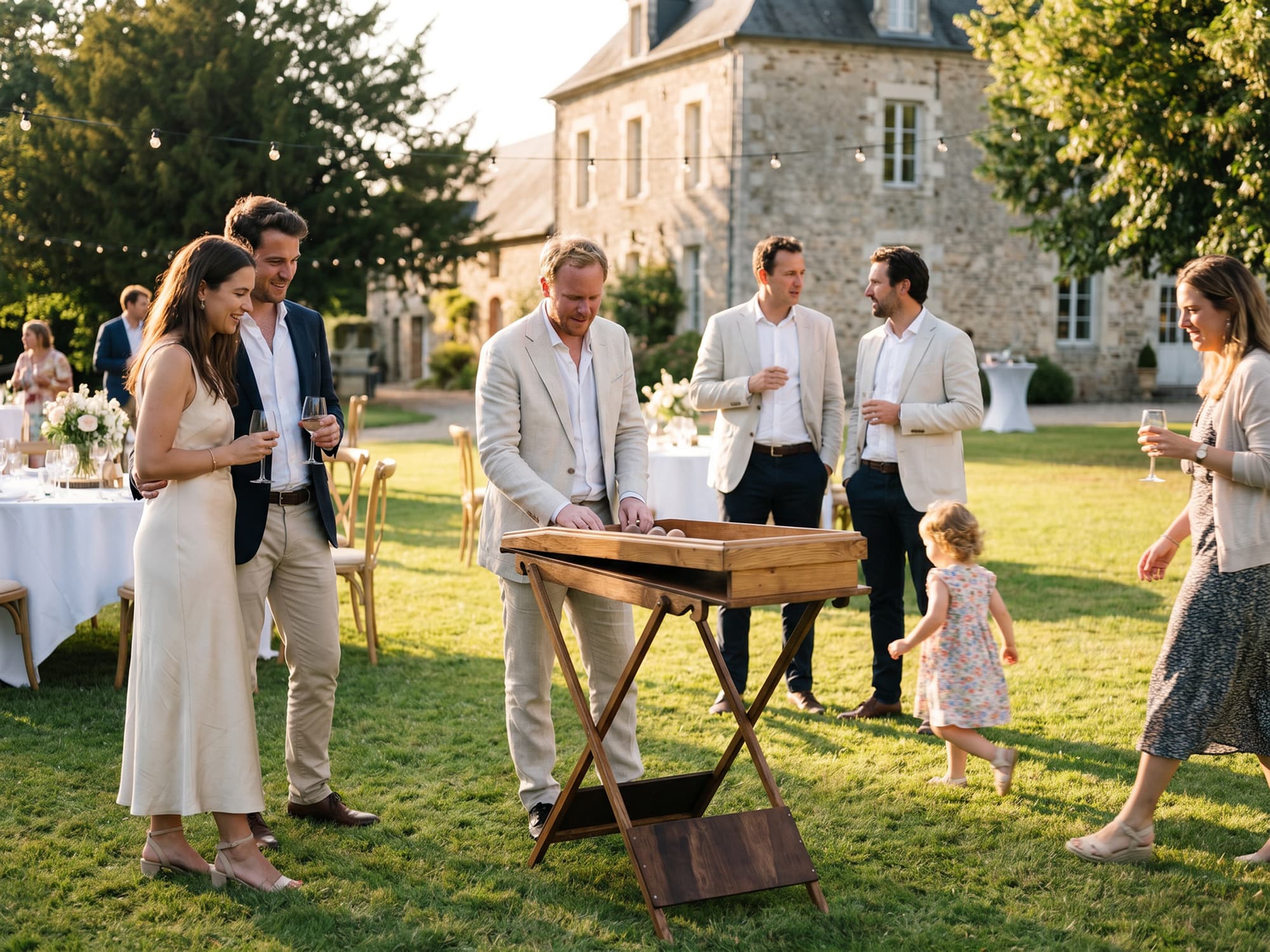 Hub d'animation jeux en bois