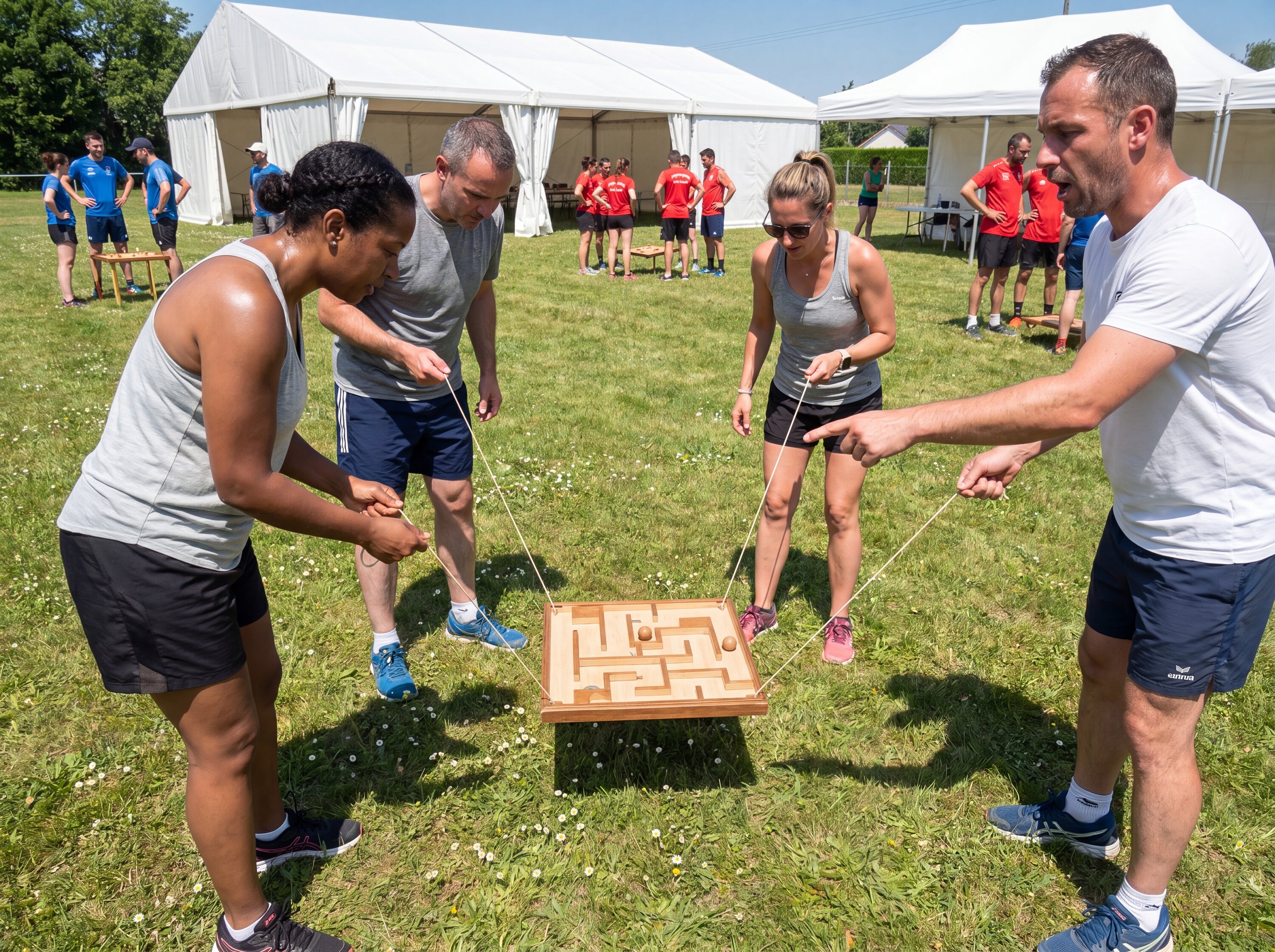 jeux événementiel labyrinthe XXL