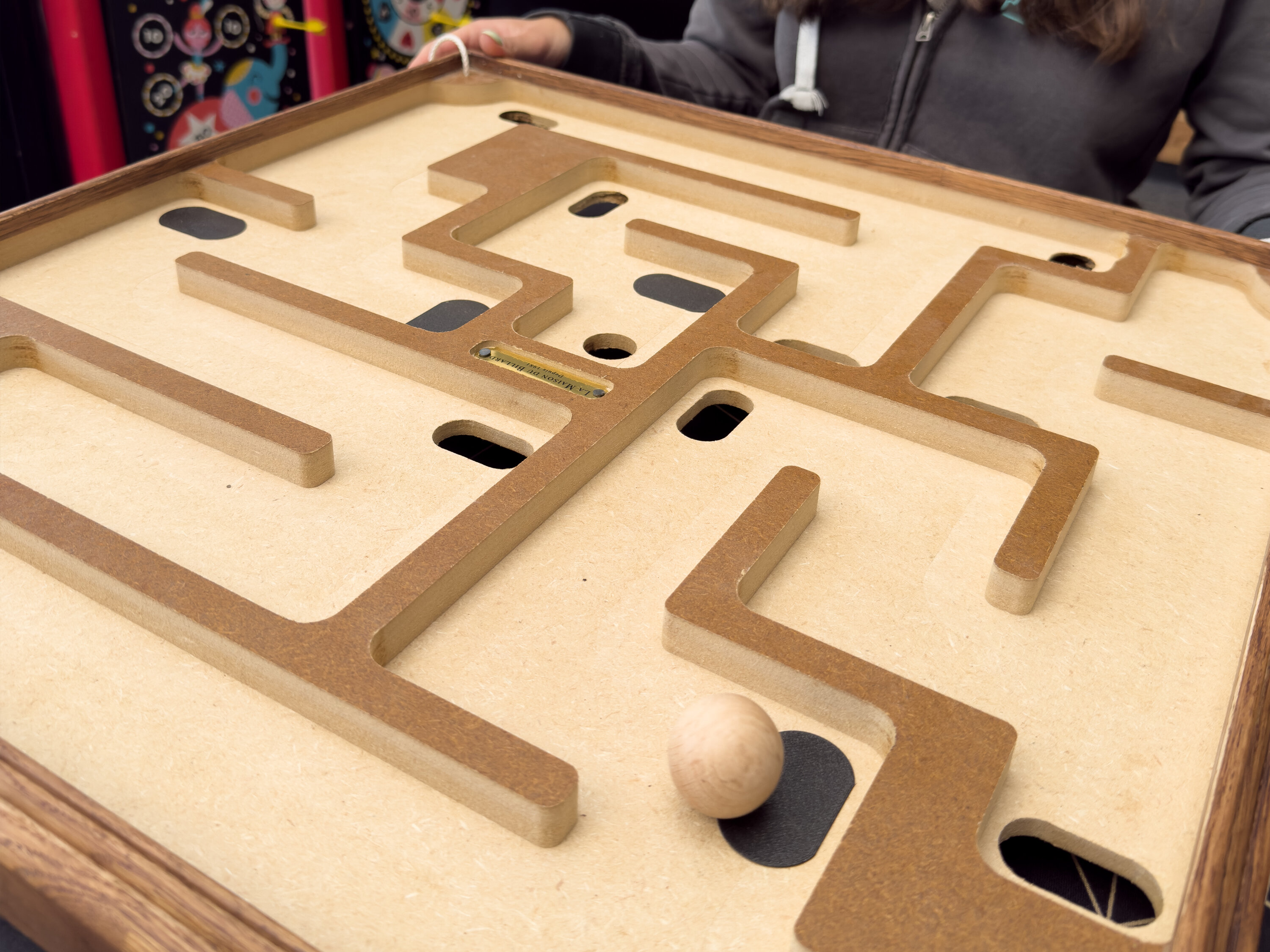 labyrinthe facile en bois animation