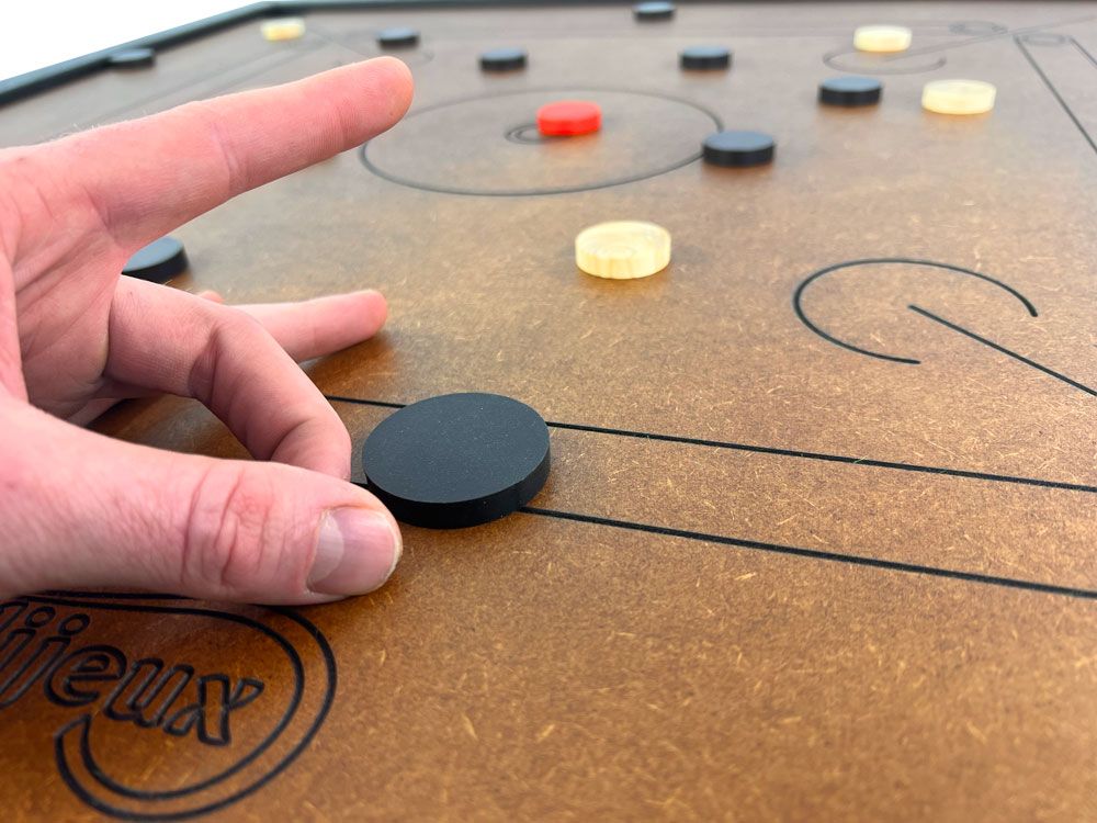 Surface Billard Carrom indien