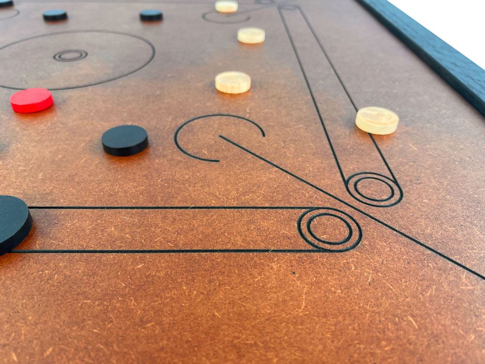 Marquage Billard Carrom