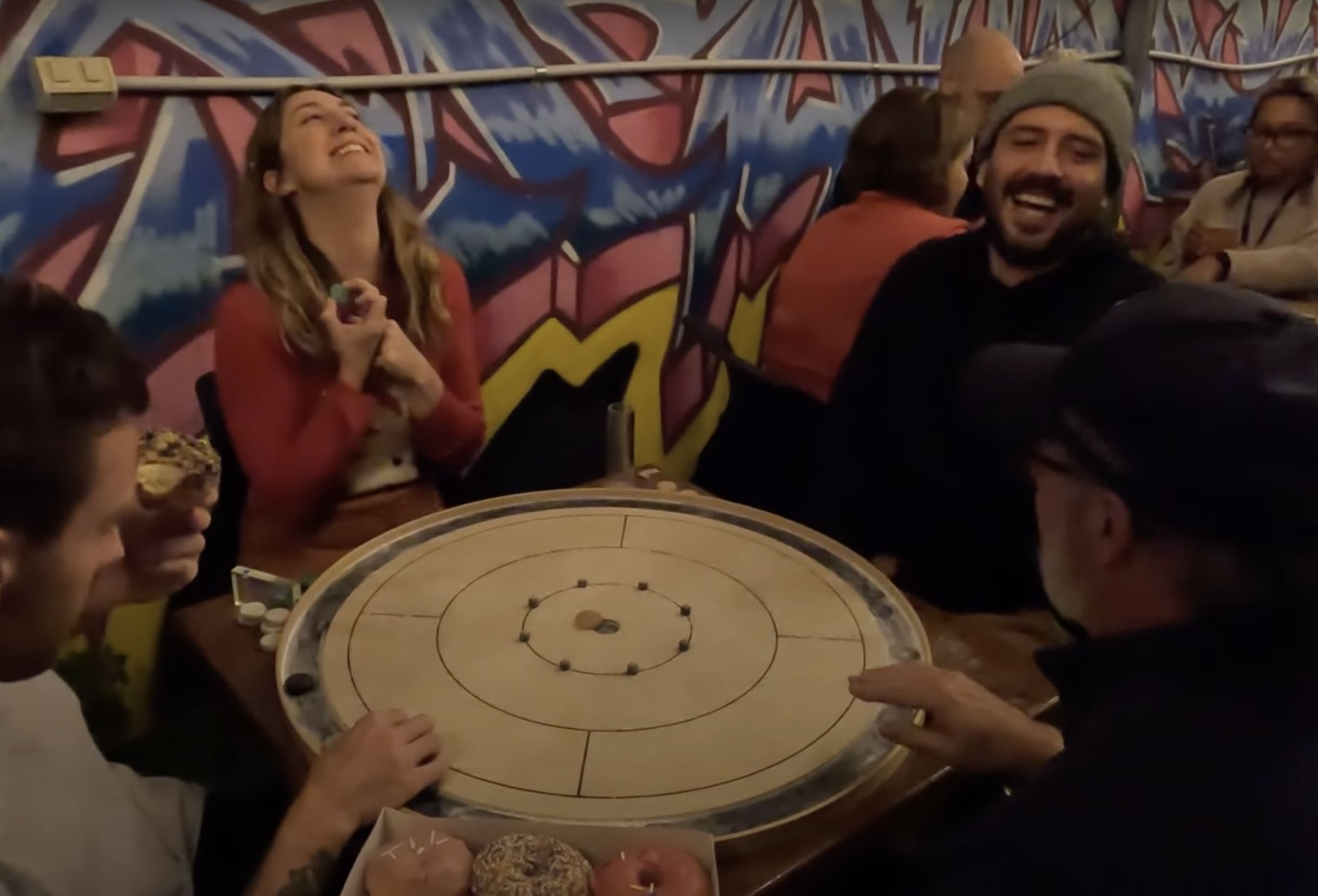 Crokinole jeu ambiance canadien