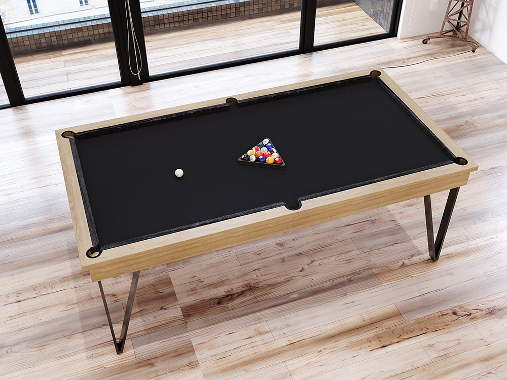 Billard en ardoise convertible en table