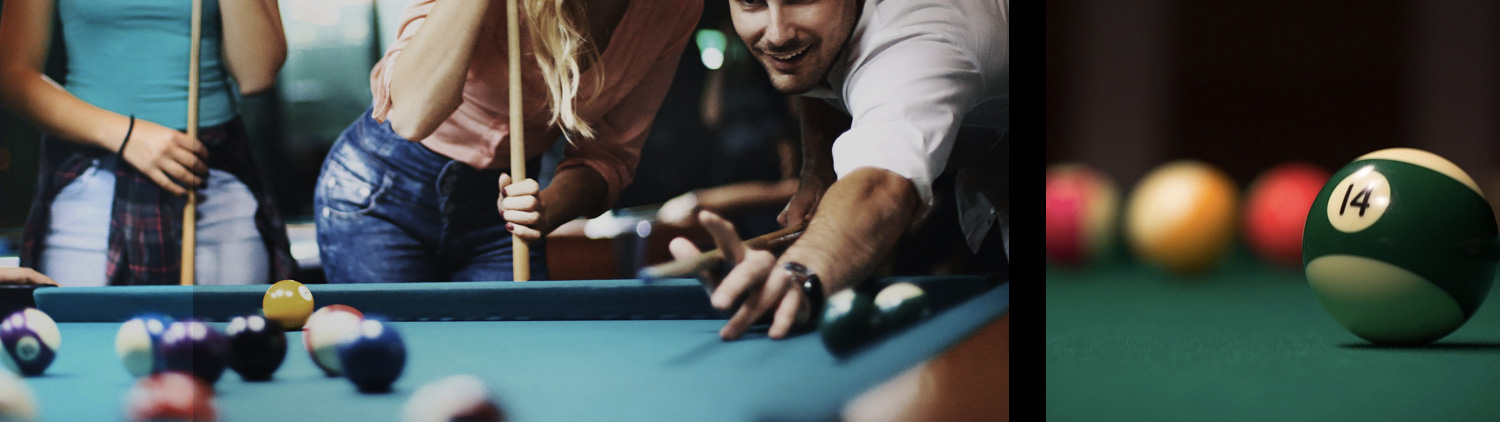 Table de billard vintage