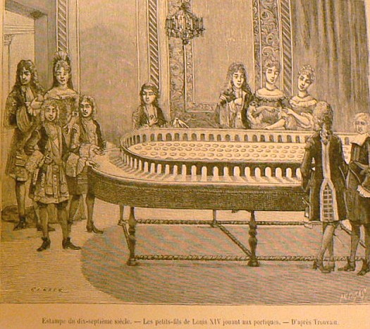 Jouet en bois trous madame