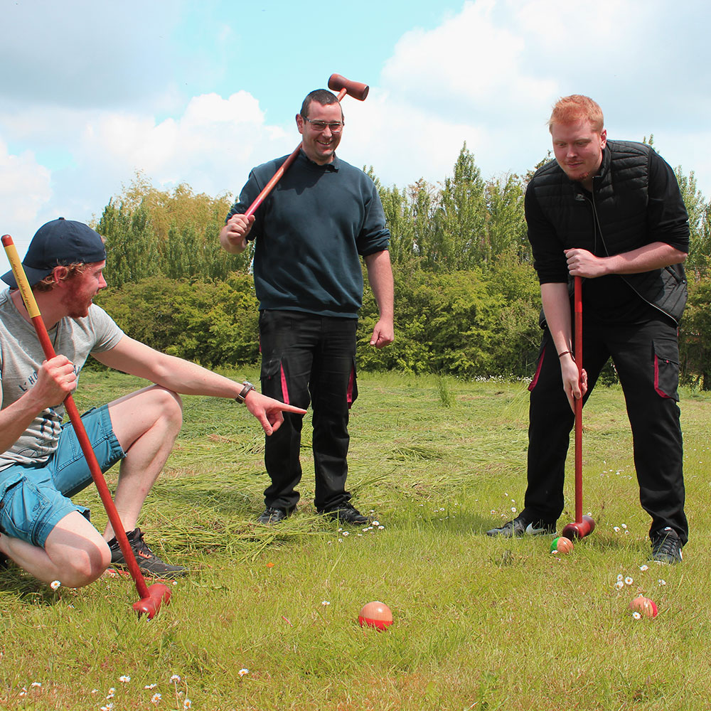 Croquet vintage 4 joueurs