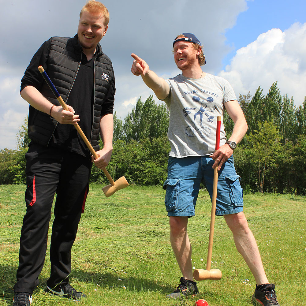 jeu en bois de croquet