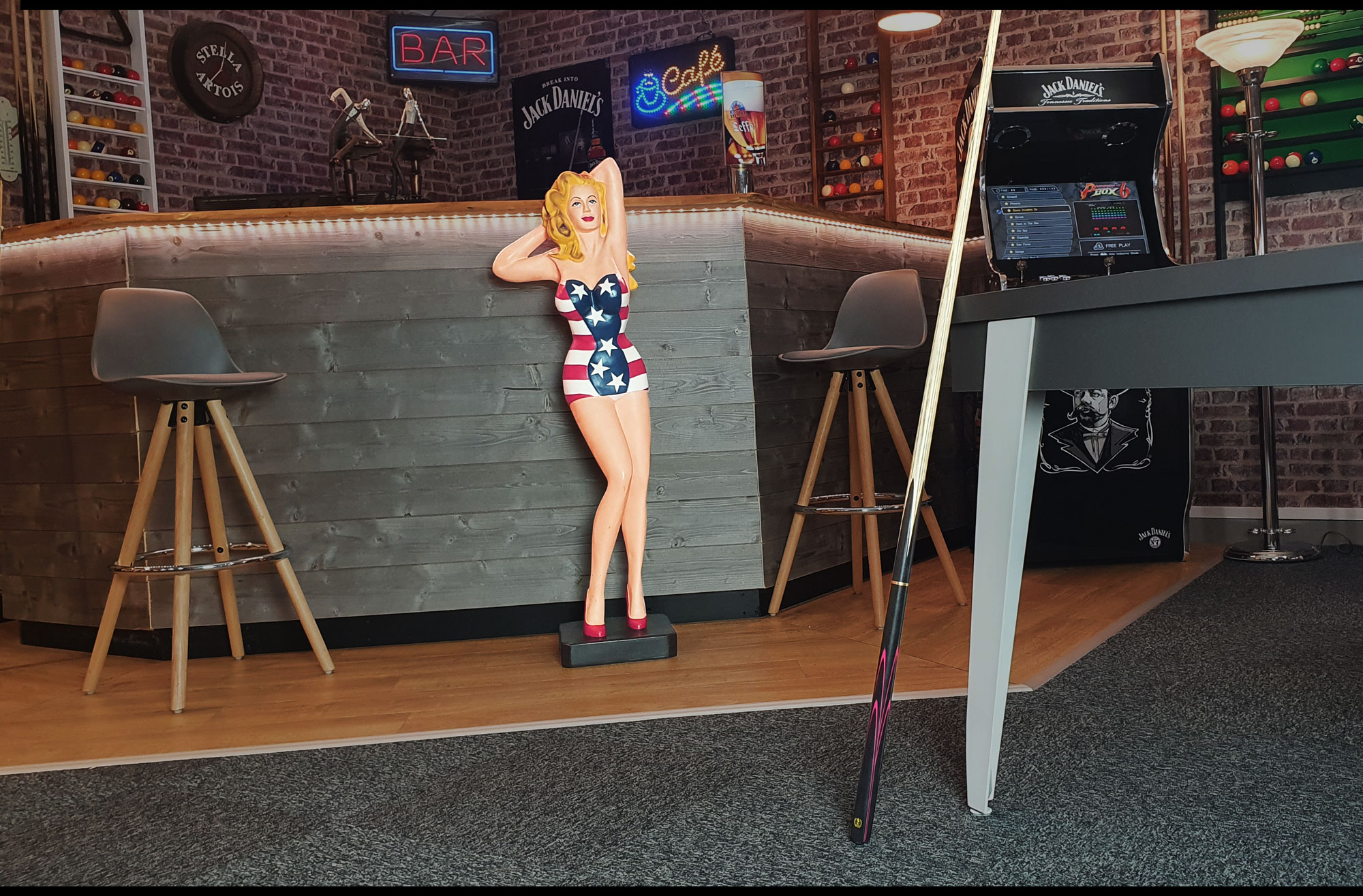 Billard convertible en table Light