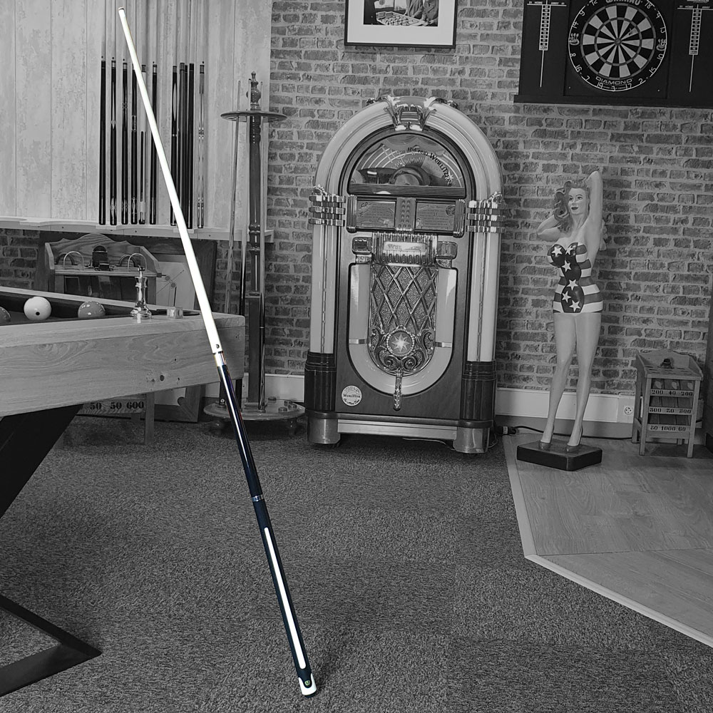 Queue de billard américaine bleu