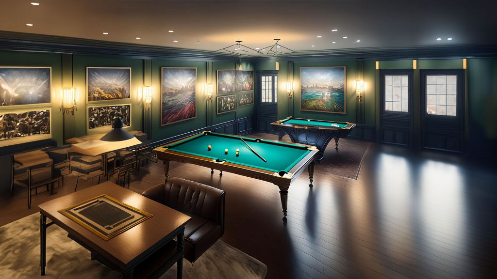 Transformez votre cave en un espace de vie avec bar et billard
