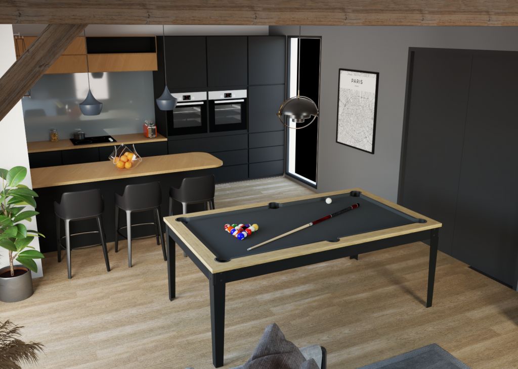 La Maison du Billard | Table de billard style industriel : le guide déco